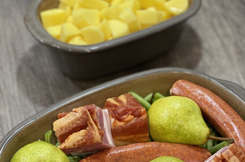 Birnen, Bohnen und Speck
